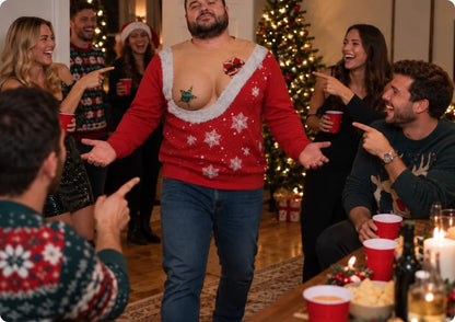 Cheeky Claus™ - Funny Ugly Christmas Sweater